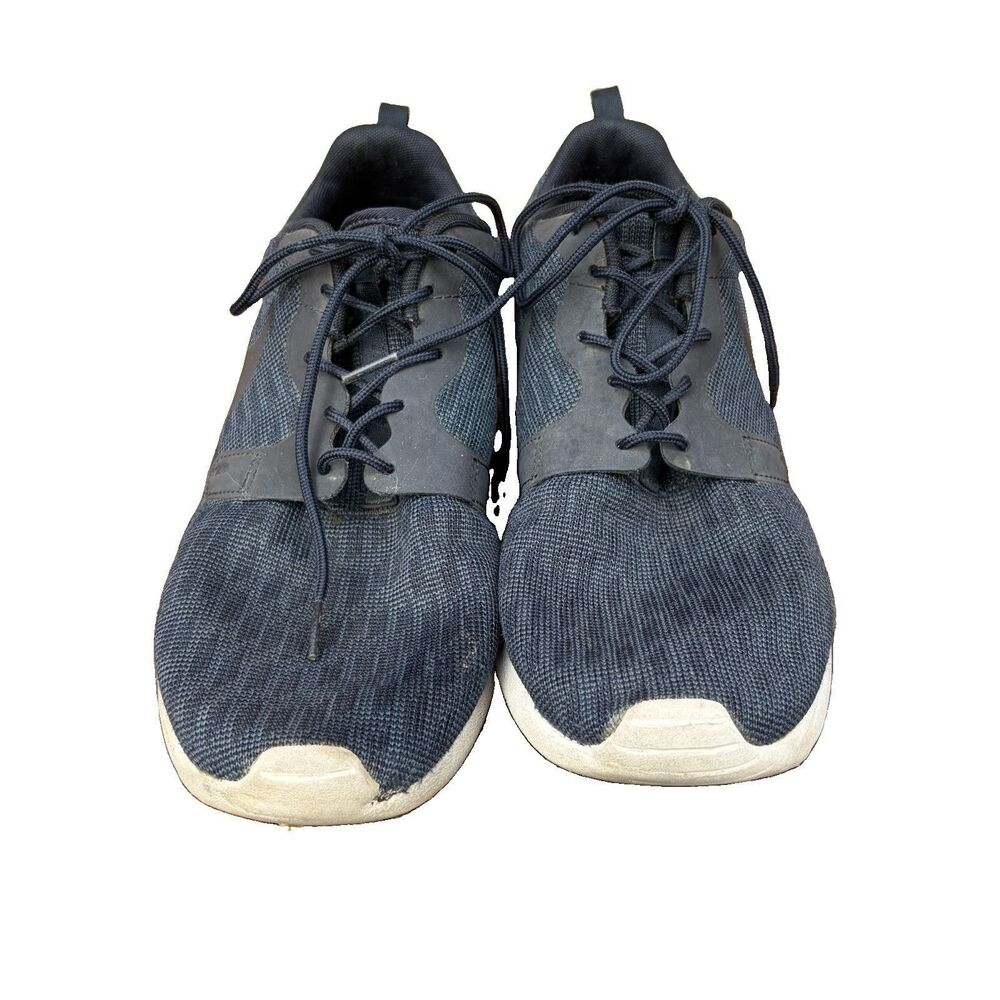 Nike Roshe One Knit Jacqard Navy Blue 11.5 Running Shoes Sneakers 777429-402 - Picture 6 of 10